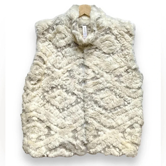 Anthropologie Amadi Faux Fur Basia Vest - Picture 2 of 5